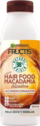 Fructis Hair Food Macadamia Straightening Conditioner 350 ml